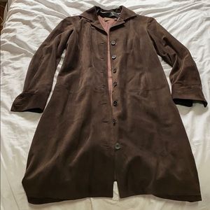 Good condition LOEWE leather trench coat
